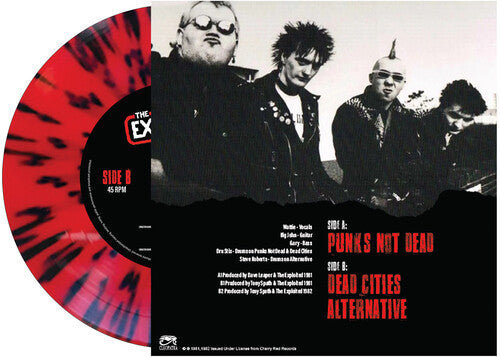 The Exploited - Punk's Not Dead - Red/black Splatter (Vinyl)