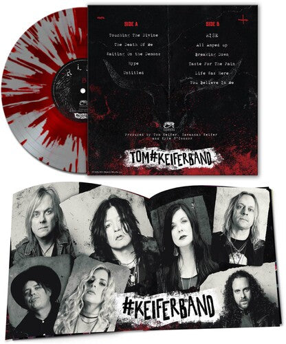 Tom Keifer - Rise - Salpicadura de plata y rojo (vinilo)