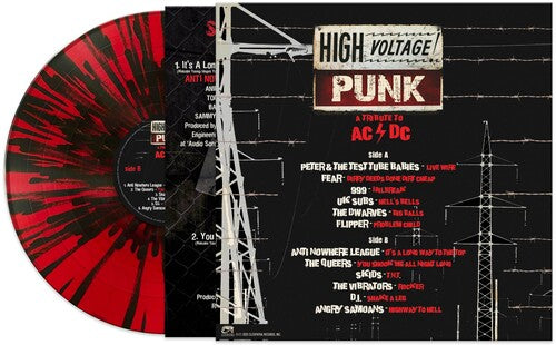 Various Artists - A Punk Tribute To Ac/dc (Various Artists) - RED/BLACK SPLATTER (Vinyl)