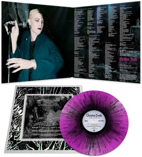 Christian Death - The Rage Of Angels - Purple/black Splatter (Vinyl)