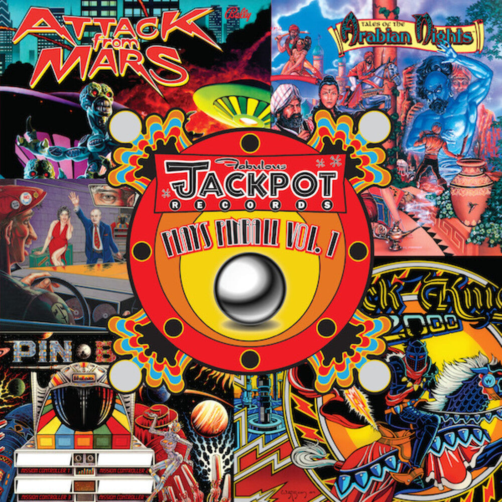 the album cover for Jackpot Plays Pinball Vol.1 / Various - Jackpot Plays Pinball Vol.1 / Various