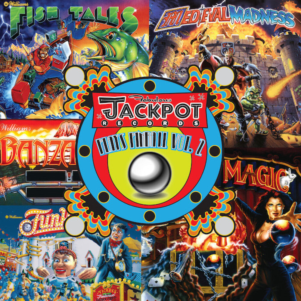 the album cover for Jackpot Plays Pinball Vol.2 / Various - Jackpot Plays Pinball Vol.2 / Various