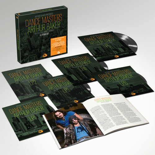 アーサー・ベイカーPresents Dance Masters: アーサー・ベイカー The Classic Dance Remixes - 6LPボックスセット、リフトオフ・リッド・ボックスセット、16ページ・ブックレット、140グラム・ブラック・ビニール、サイン入りインサート（ビニール）