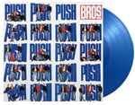 the album cover for Bros - Push: 35th Anniversary (Blue) [Colored Vinyl] [Limited Edition] [180 Gram]