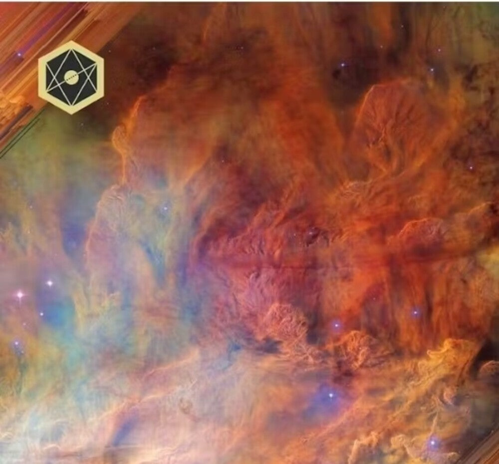 the album cover for Mesarthim - Arrival