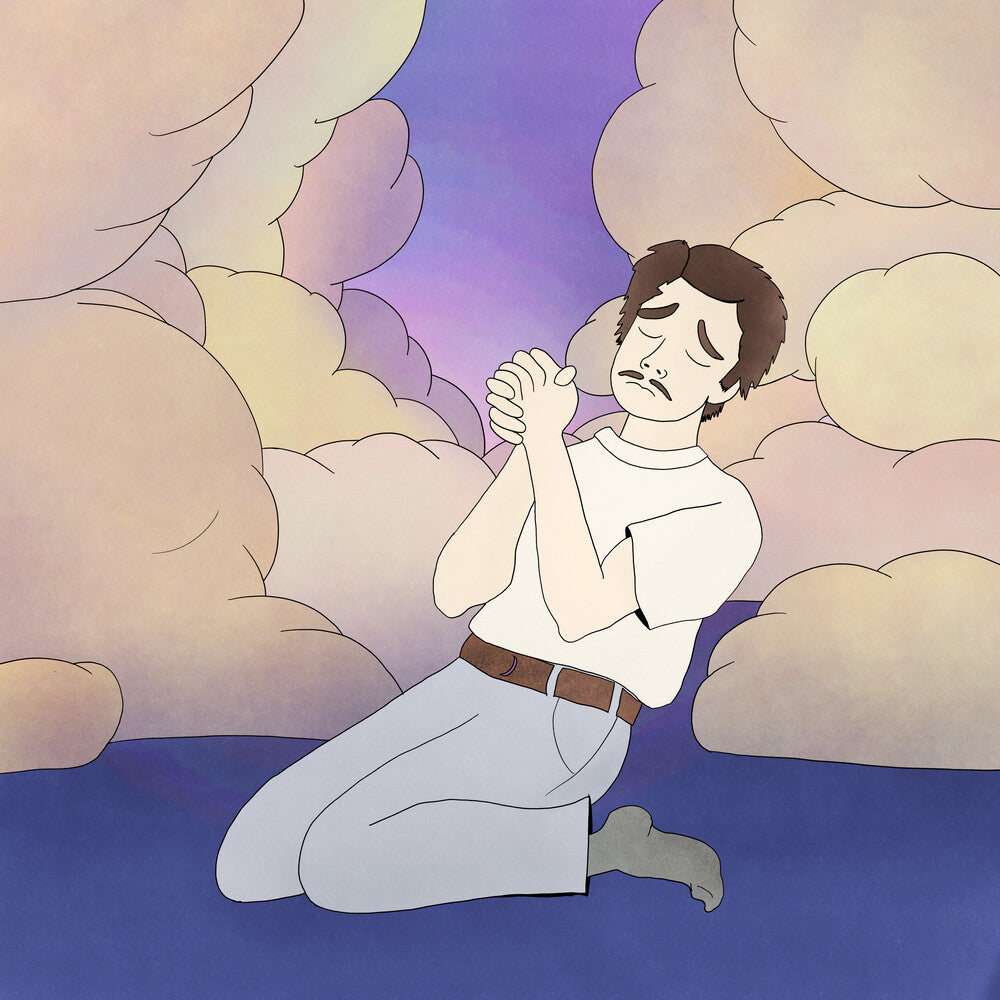 the album cover for Chris Farren - Doom Singer (Blue) [Colored Vinyl] [Download Included]