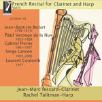 the album cover for Fessard, Jean-Marc / Talitman, Rachel - French Recital For Clarinet & Harp Vol II
