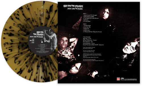 Iggy & The Stooges - Jesus Loves The Stooges - Black/gold Splatter (Vinyl)