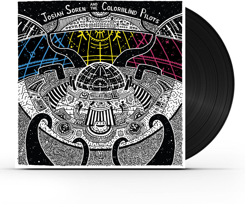 the album cover for Josiah Soren& The Colorblind Pilots - Colorblind Pilot