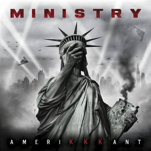 Ministry - Amerikkkant - Gris con salpicaduras blancas y negras (vinilo)