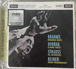 the album cover for Brahms / Dvorak / Strauss / Reiner Wiener - Hungarian Dances / Slavonic Dances / Till