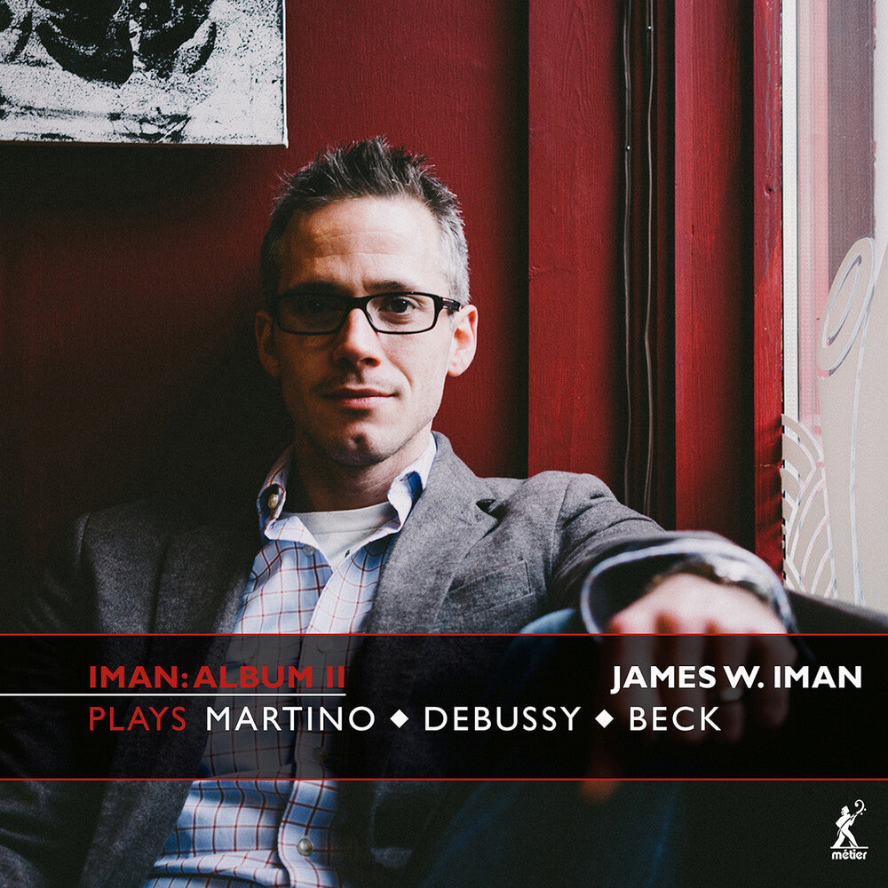 the album cover for Beck / Debussy / Martino - Iman Album Ii