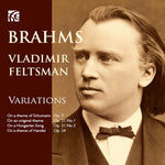 the album cover for Brahms / Feltsman - Variations