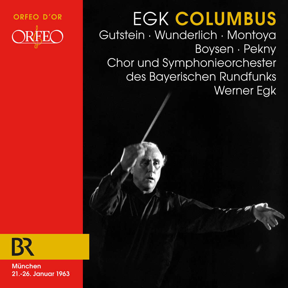 the album cover for Egk / Gutstein / Wunderlich - Columbus