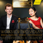 the album cover for Bruch / Sibelius / Hertenstein - Works For Two Violas
