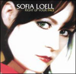 the album cover for Sofia Loell - Right Up Your Face