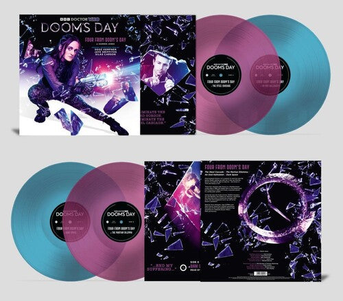 Doctor Who - Cuatro del Día del Juicio Final - Vinilo translúcido morado y azul de 140 gramos (vinilo)
