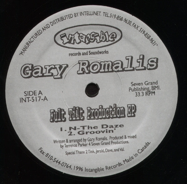 Gari Romalis : Fult Tilt Production E.P. (12", EP)