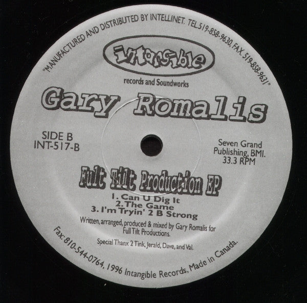 Gari Romalis : Fult Tilt Production E.P. (12", EP)