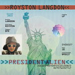 the album cover for Royston Langdon - President Alien