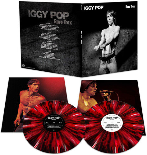 Iggy Pop - RARE TRAX - SALPICADURAS ROJAS/NEGRAS/BLANCAS (Vinilo)