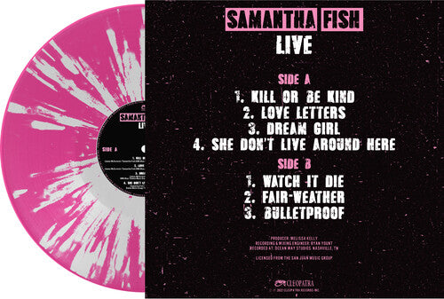 Samantha Fish - Live - Pink/white Splatter (Vinyl)