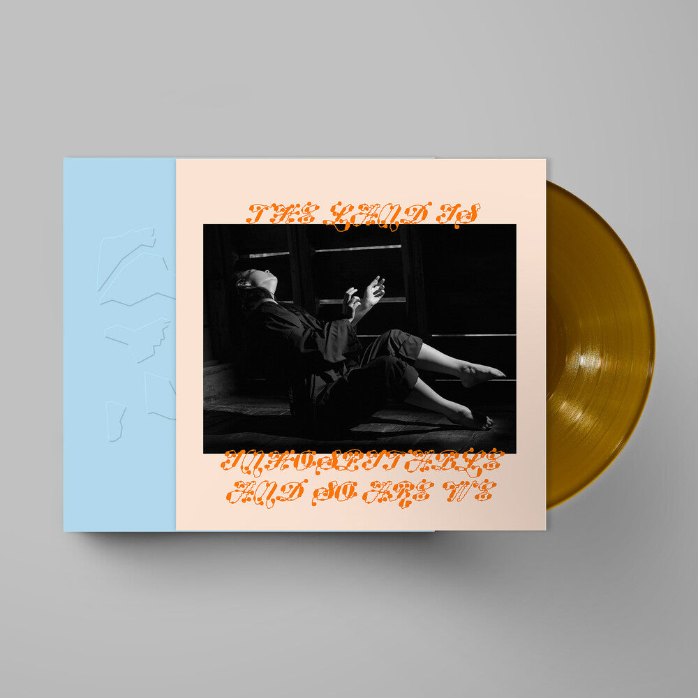 the album cover for Mitski - Land Is Inhospitable And So Are We - Gold [Colored Vinyl]
