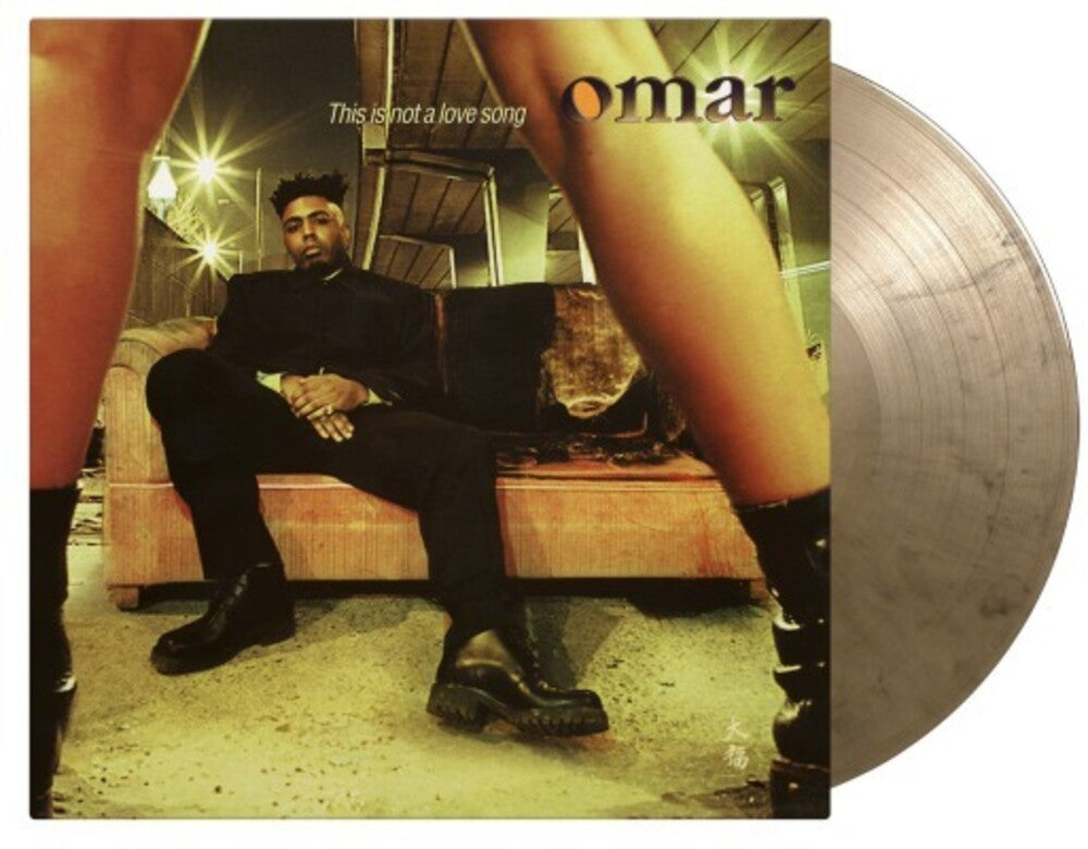 the album cover for Omar - This Is Not A Love Song (Blk) [Colored Vinyl] (Gol) [Limited Edition]