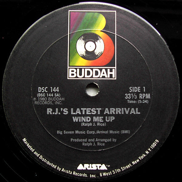 R.J.'s Latest Arrival : Wind Me Up (12")