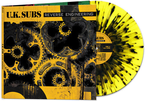 UK Subs - Reverse Engineering - Yellow/black Splatter (Vinyl)