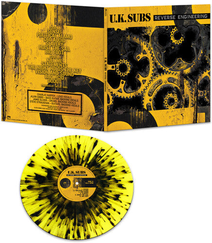 UK Subs - Reverse Engineering - Yellow/black Splatter (Vinyl)