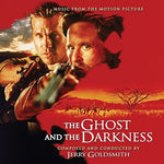 the album cover for Jerry Goldsmith(Exp) (Ita) - Ghost & The Darkness - O.S.T. (Exp) (Ita)