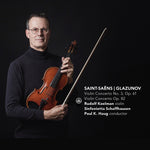 the album cover for Glazunov / Koelman / Schaffhausen - Violin Concertos