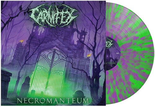 Carnifex - Necromanteum - Verde neón con salpicaduras moradas (vinilo)