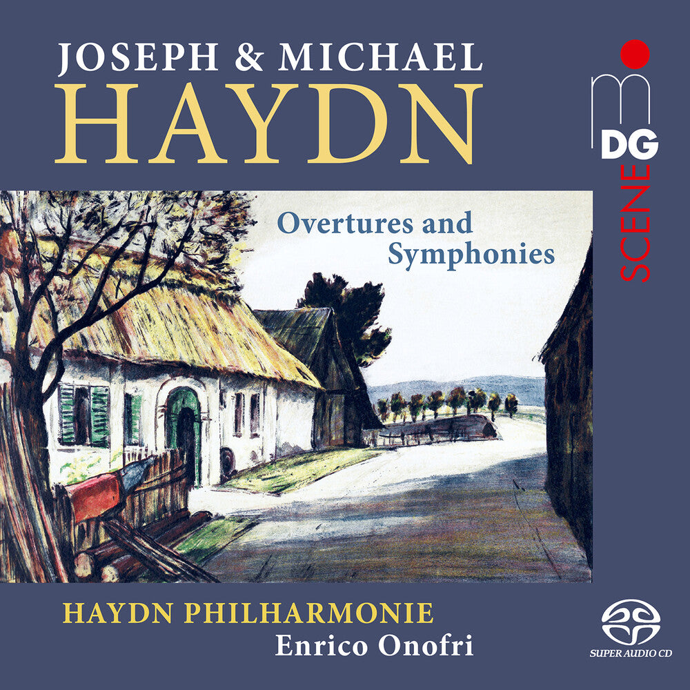 the album cover for Haydn / Austrian-Hungarian Haydn Philharmonic - Overtures & Symphonies (Hybr)