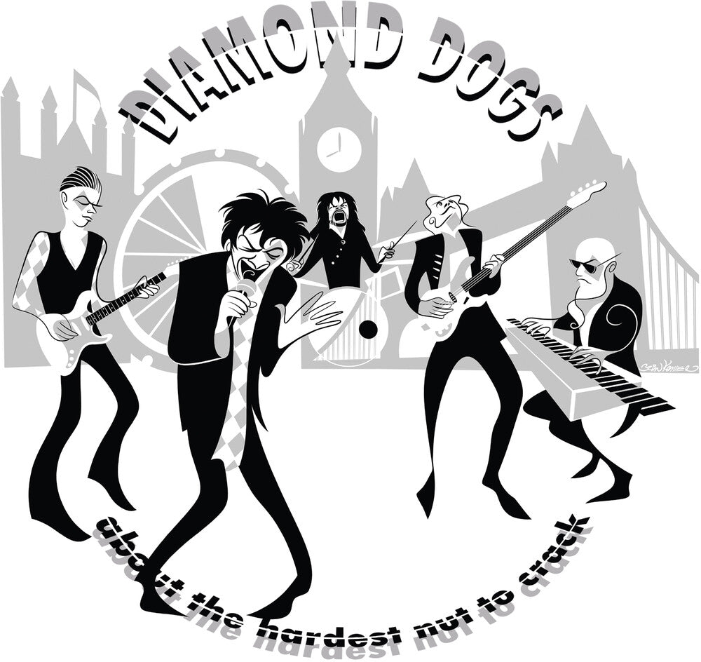the album cover for Diamond Dogs - About The Hardest Nut To Crack