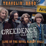 the album cover for Creedence Clearwater Revival - Travelin Band (Live At Royal Albert Hall) [Clear Vinyl]