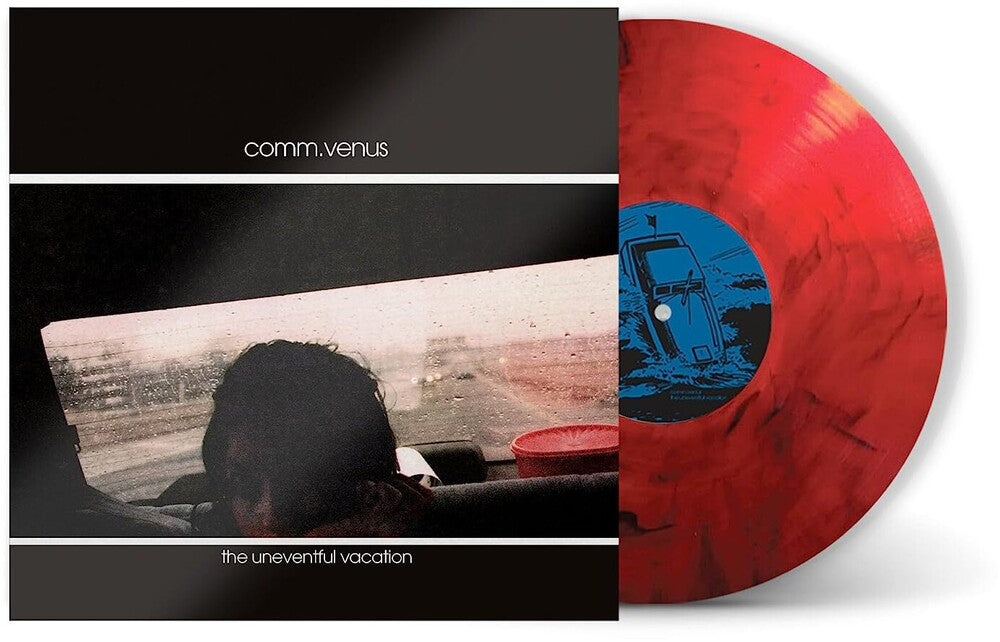 the album cover for Commander Venus - Uneventful Vacation (Blk) [Colored Vinyl] (Red) (Aniv)