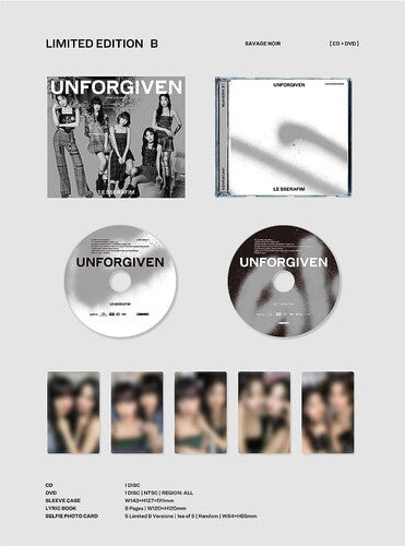 Le Sserafim - UNFORGIVEN [Limited Edition B] (CD)