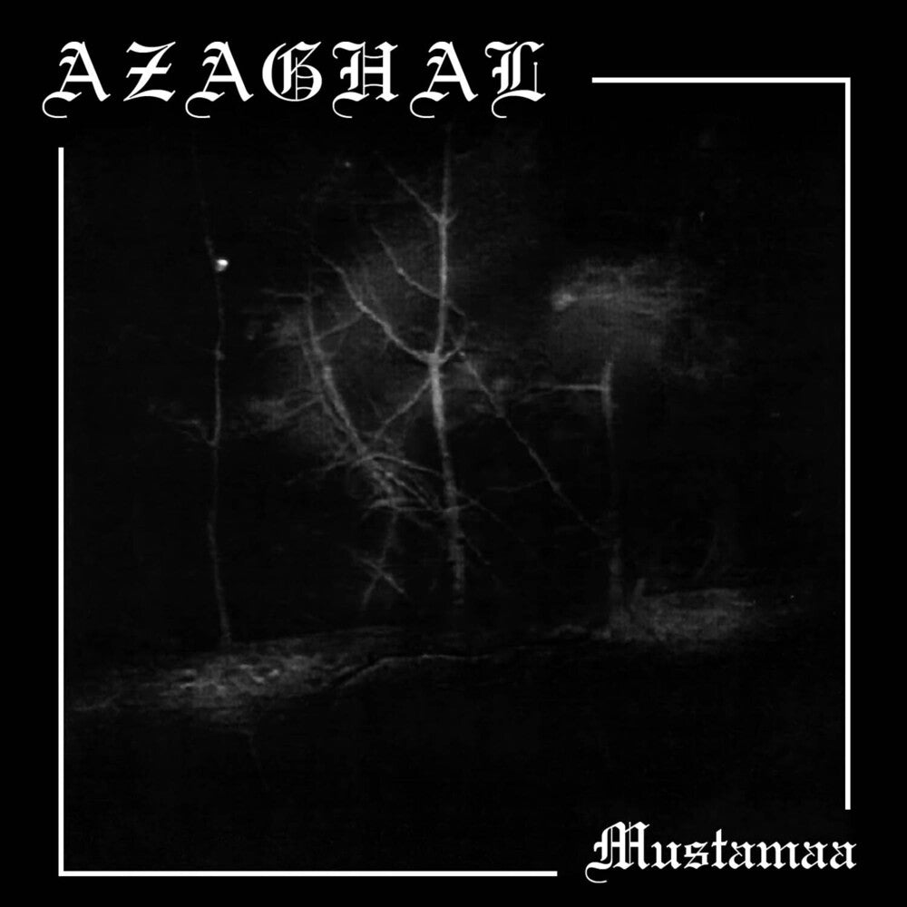 the album cover for Azaghal - Mustamaa