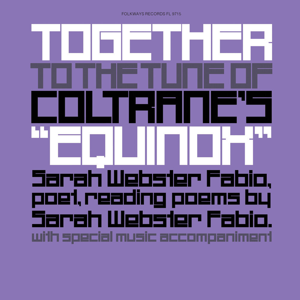 the album cover for Sarah FabioWebster - Together To The Tune Of Coltrane's Equinox [Reissue]