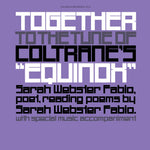 the album cover for Sarah FabioWebster - Together To The Tune Of Coltrane's Equinox [Reissue]