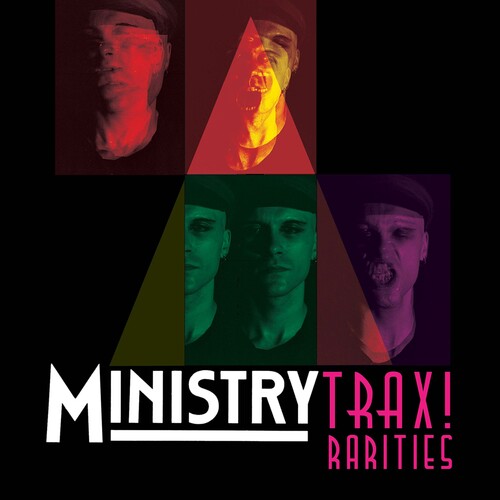 Ministry - Trax Rarities - Vinilo salpicado en negro, blanco y magenta