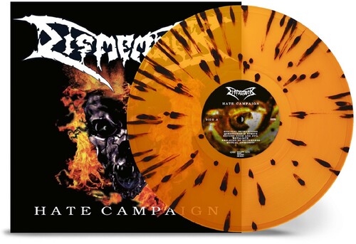 Dismember - Hate Campaign - Transparent Orange W/ Black Splatter (Vinyl)