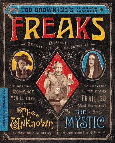Sideshow Shockers de Tod Browning: Freaks / Lo desconocido / El místico (Colección Criterion) (Blu-ray)