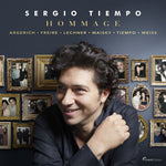 the album cover for Brahms / Chopin / Weiss - Hommage