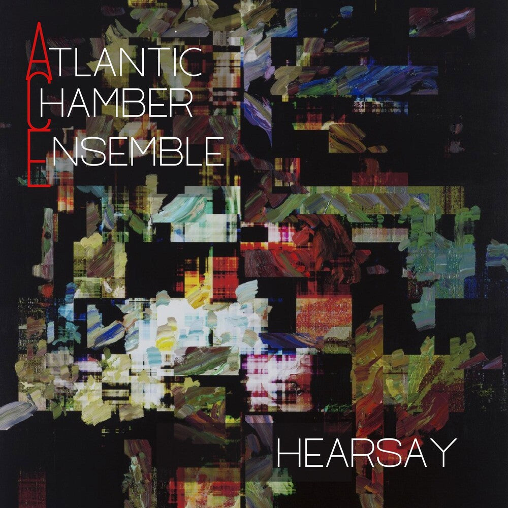 the album cover for Atlantic Chamber Ensemble - Hearsay
