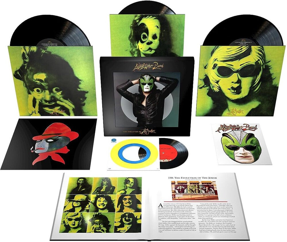 the album cover for Steve Miller Band - J50: The Evolution of the Joker [Super Deluxe Edition 3LP + 7in]
