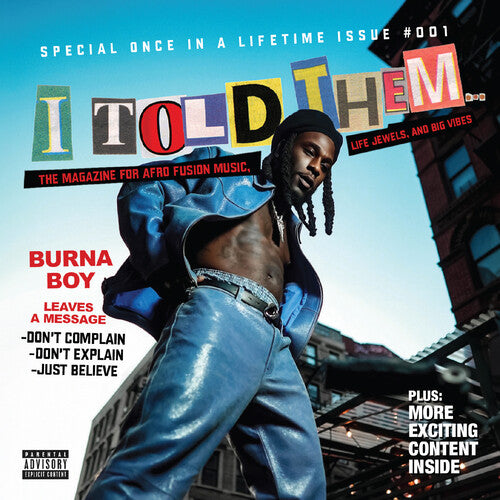 Burna Boy - I Told Them (CD)