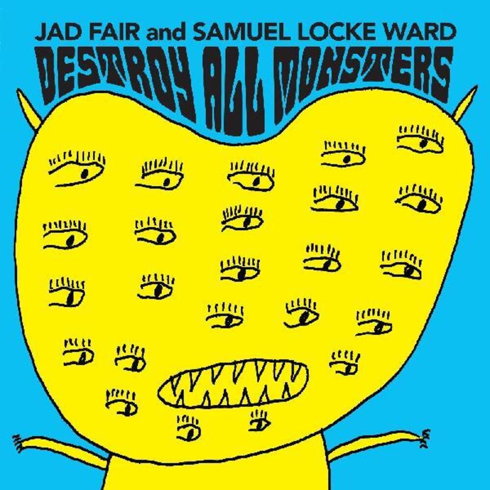 the album cover for Jad Fair/ Ward,Samuel,Locke - Destroy All Monsters [Clear Vinyl] (Org)